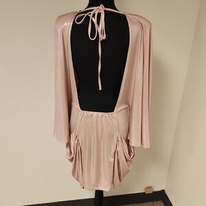 Elegant Pink Mini Dress